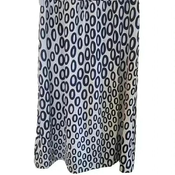 Shelby & Palmer Women's Black or Navy & White Poly/Spandex Sleeveless Dress NEW - Picture 6 of 13